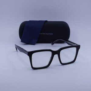 Tommy Hilfiger TH2067/S 0807 T4 Square Sunglasses – Black/Silver Mirror